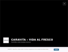 Tablet Screenshot of caravita-vida-al-fresco.com